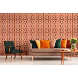 Decoración con Papel Pintado Retro Chic 395332