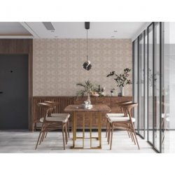 Decoración con Papel Pintado Retro Chic 395335