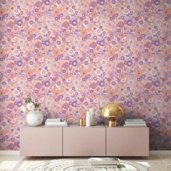 Decoración con Papel Pintado Retro Chic 395351