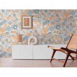 Decoración con Papel Pintado Retro Chic 395352