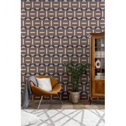 Decoración con Papel Pintado Retro Chic 395363