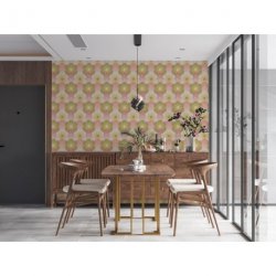 Decoración con Papel Pintado Retro Chic 395391