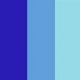 Añil, azul, turquesa y cielo